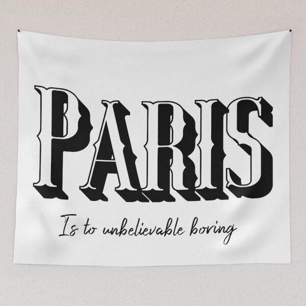 Item preview, Paris, city, France, saying designed and sold by KorSeouDesign.
