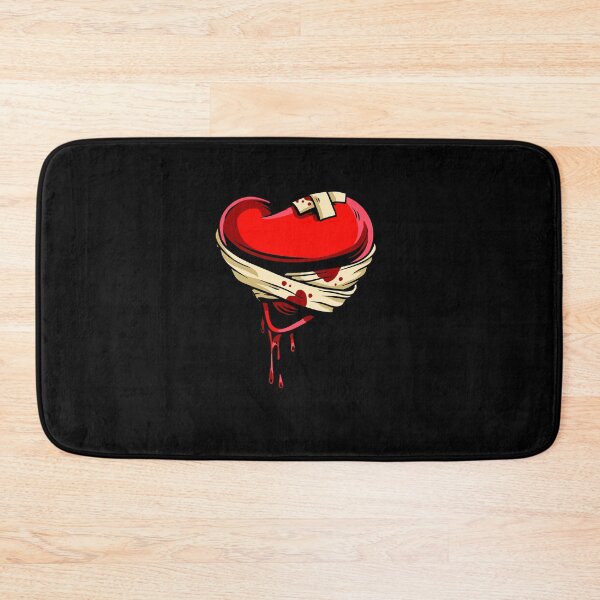 Item preview, Broken heart bleeding bandaged designed and sold by headpossum.