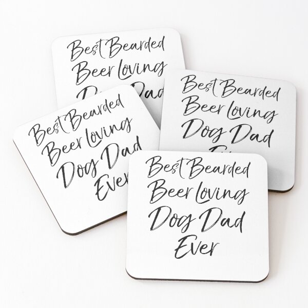 Item preview, Best Bearded Beer Loving Dog Dad Dog Quote designed and sold by TNDesignStudio.