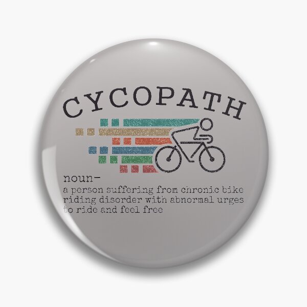 Item preview, Cycling Funny Humor Quote Cycopath Definition Bicycle Cyclist Gift Retro  designed and sold by alenaz.