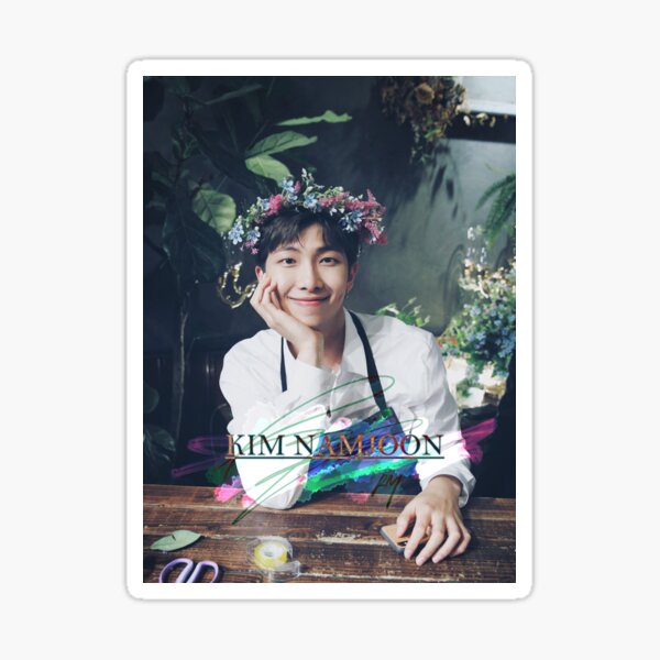 BTS - Kim Namjoon (florists) Sticker