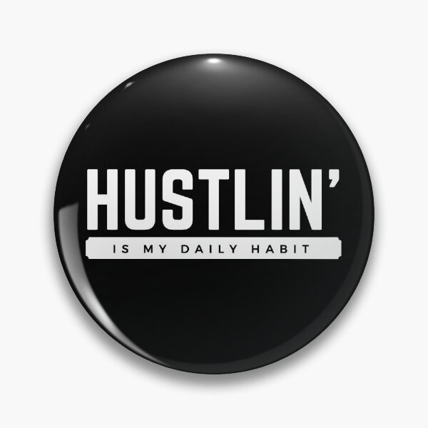 Item preview, Hustlin' 2 - White designed and sold by Tee4Daily.