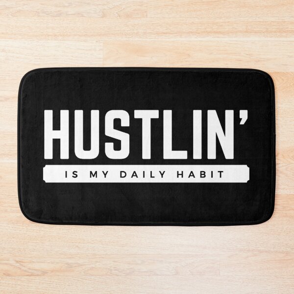 Item preview, Hustlin' 2 - White designed and sold by Tee4Daily.