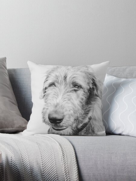 Item preview, Wolfhound puppy designed and sold by Laurie Minor.
