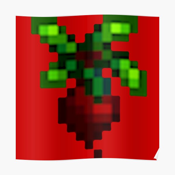 "Stardew Valley Pixel Beet" Poster by edevyor Redbubble