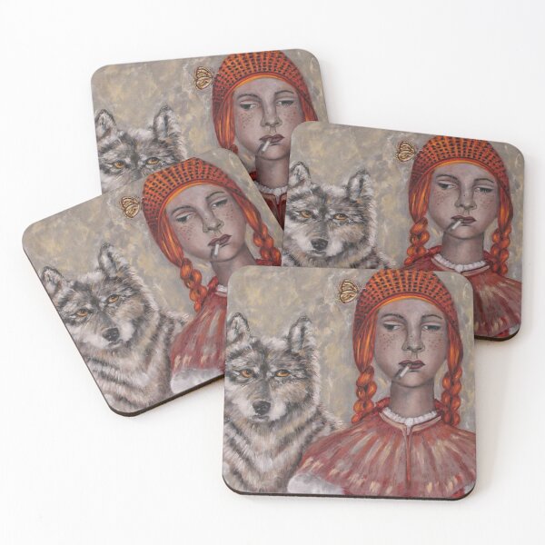 Item preview, Red Riding Hood and the wolf designed and sold by Olwyn Conrau.