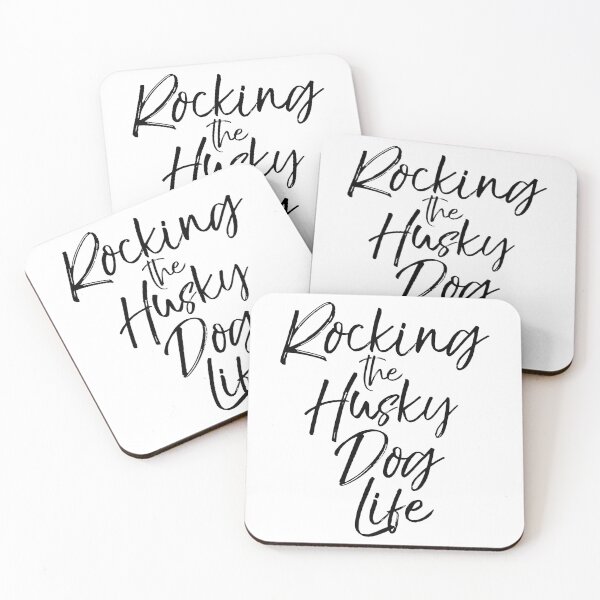 Item preview, Cute Rocking the Husky Dog Life Dog Quote designed and sold by TNDesignStudio.