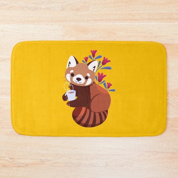 Item preview, Red Panda Drinking Coffee designed and sold by TaylorRoss1.
