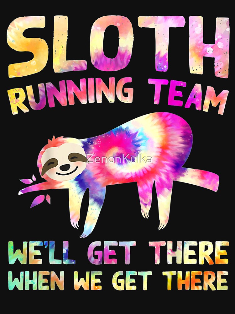 giant tie dye sloth