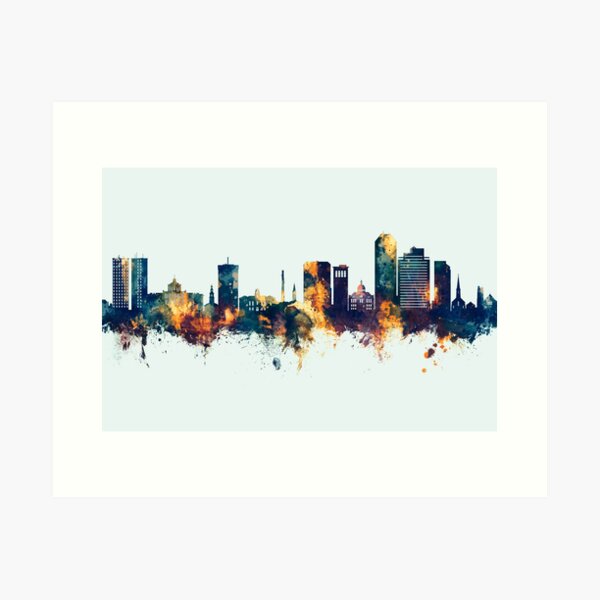 Item preview, Lexington Kentucky Skyline designed and sold by ArtPrints.