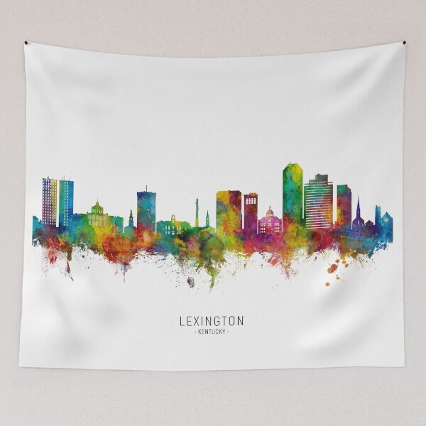 Item preview, Lexington Kentucky Skyline designed and sold by ArtPrints.