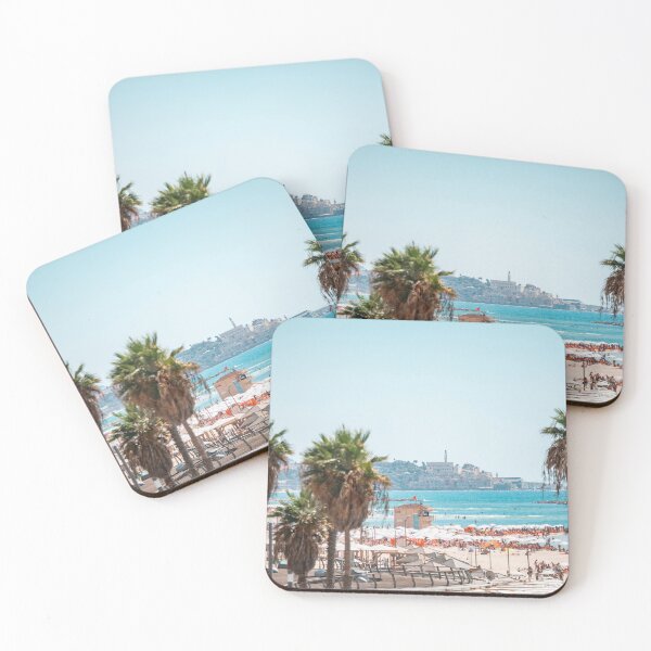 Item preview, View of Old Jaffa from Tel Aviv Beach designed and sold by Joshua Cahn.