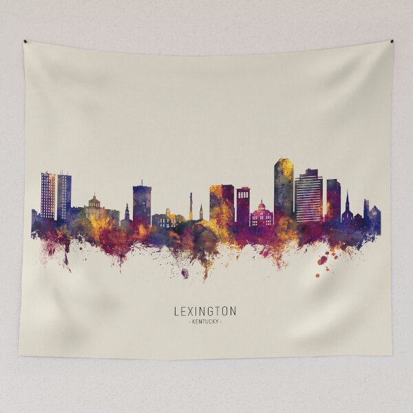 Item preview, Lexington Kentucky Skyline designed and sold by ArtPrints.