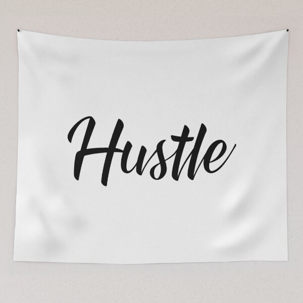 Item preview, Hustle Lace Black designed and sold by Tee4Daily.