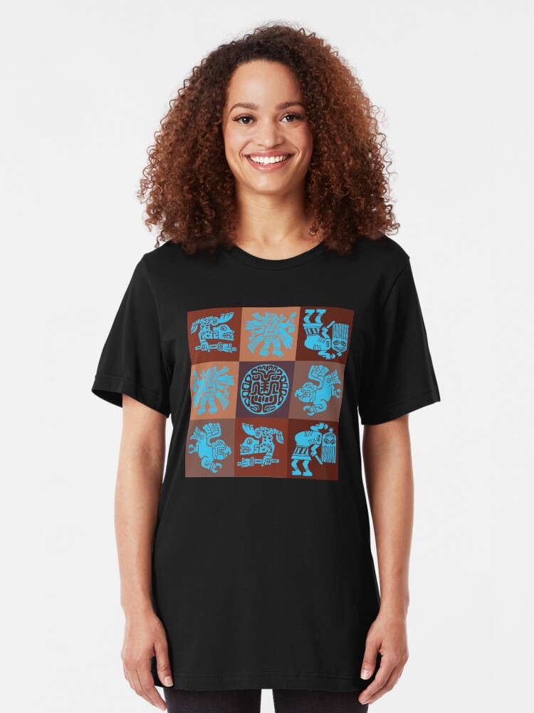 Alternate view of Inca Warriors Dance Slim Fit T-Shirt