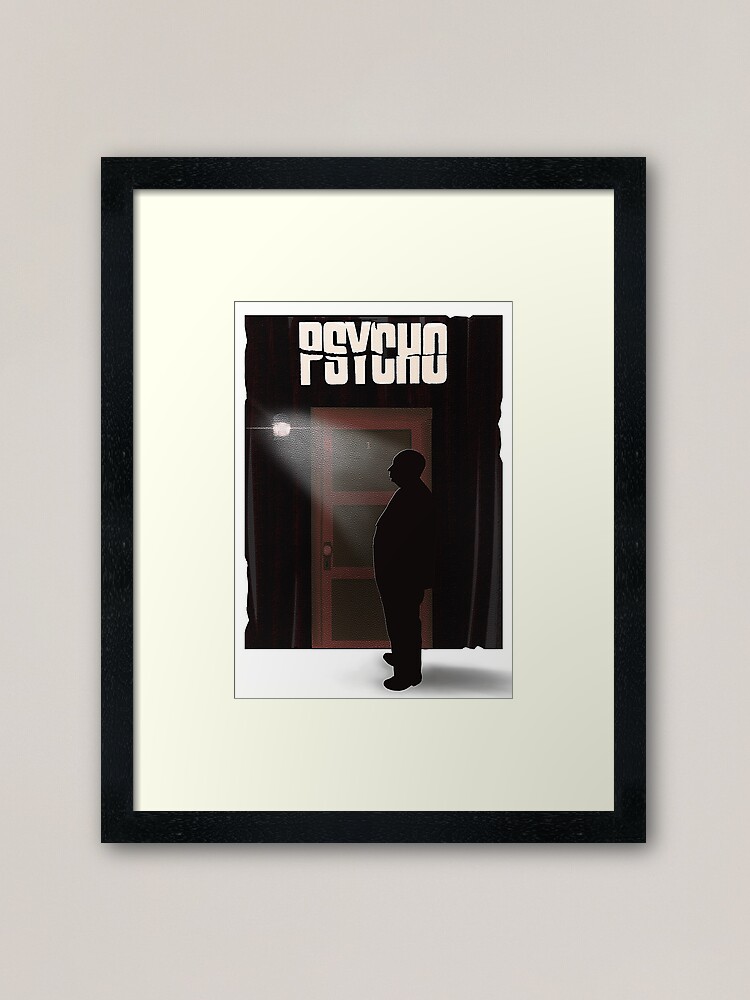 Alternate view of Hitchcock's Psycho Framed Art Print