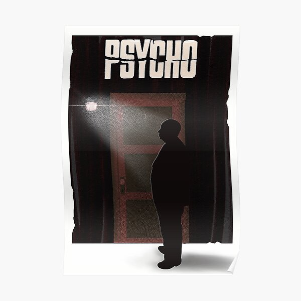 Hitchcock's Psycho Poster