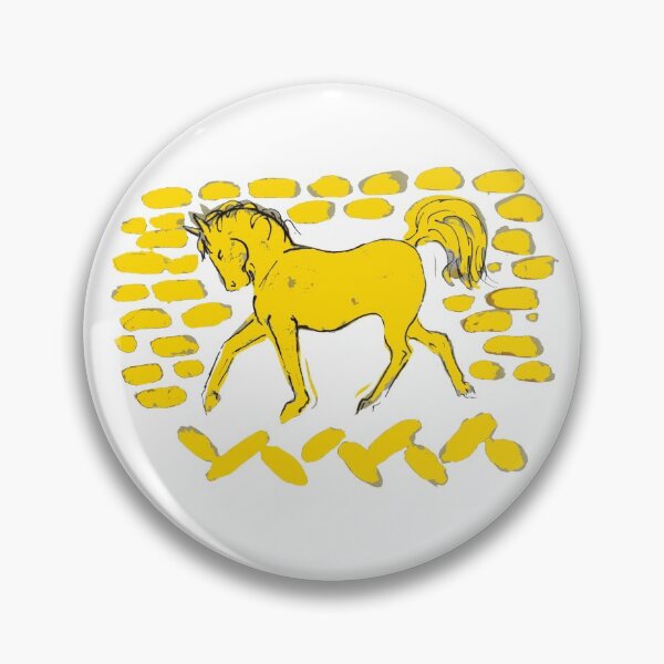 Item preview, Trotting Yellow Horse designed and sold by michellelegrand.