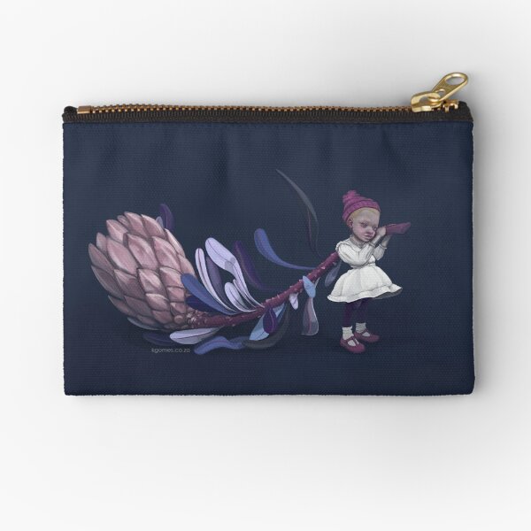 Protea Girl Zipper Pouch