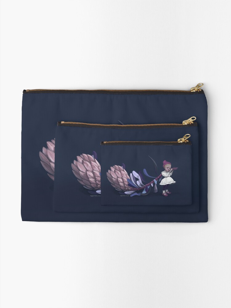 Alternate view of Protea Girl Zipper Pouch