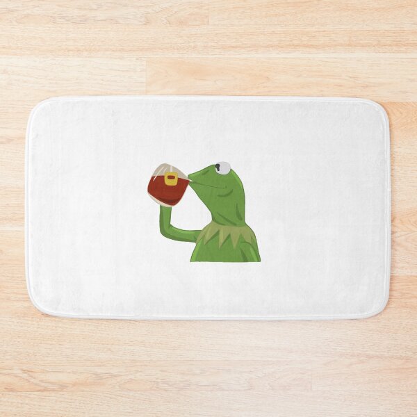 Item preview, Kermit sipping tea designed and sold by Shreya Somani.