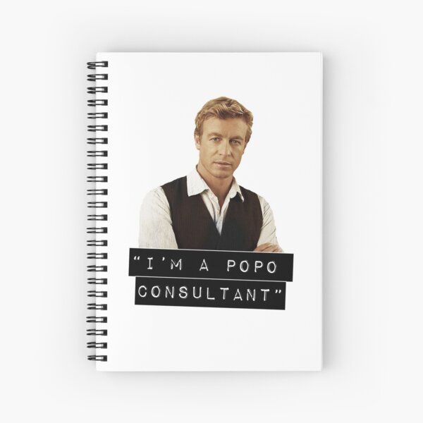 El mentalista - Cita de Patrick Jane Cuaderno de espiral