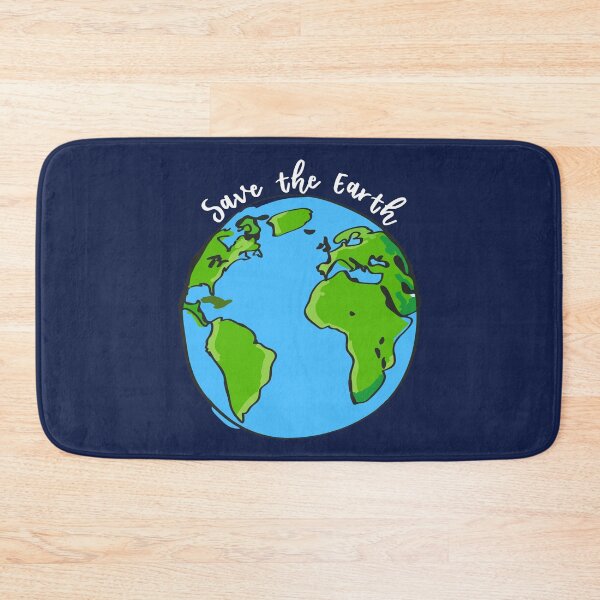 Item preview, Save The Planet Earth cartoon style graphic Earth Day Awareness  designed and sold by alenaz.