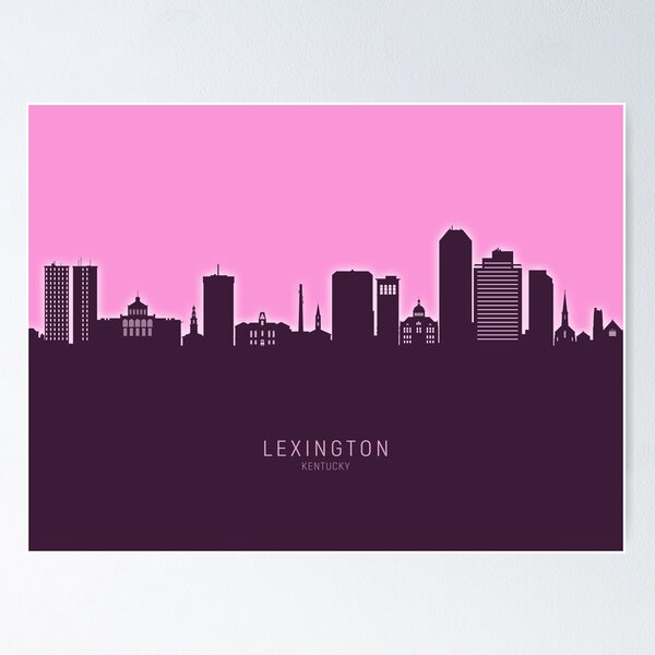 Item preview, Lexington Kentucky Skyline designed and sold by ArtPrints.