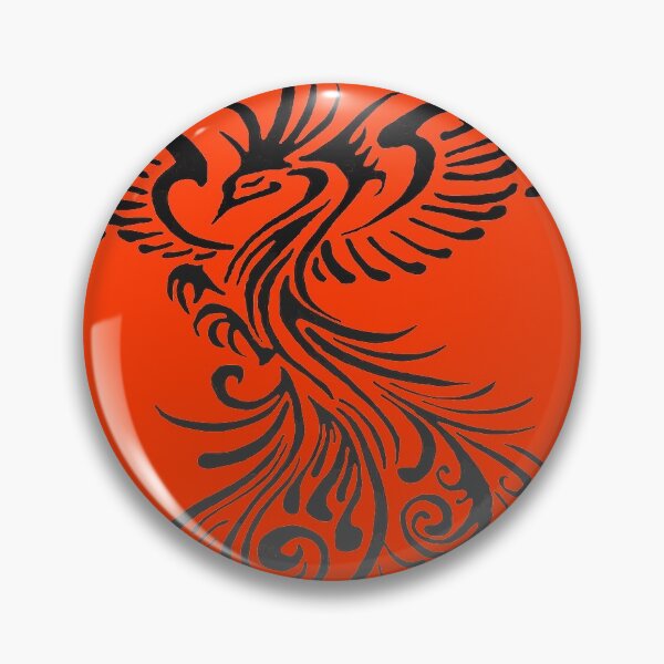 Item preview,  Artistic Phoenix Black Grey Color Blend designed and sold by taiche.