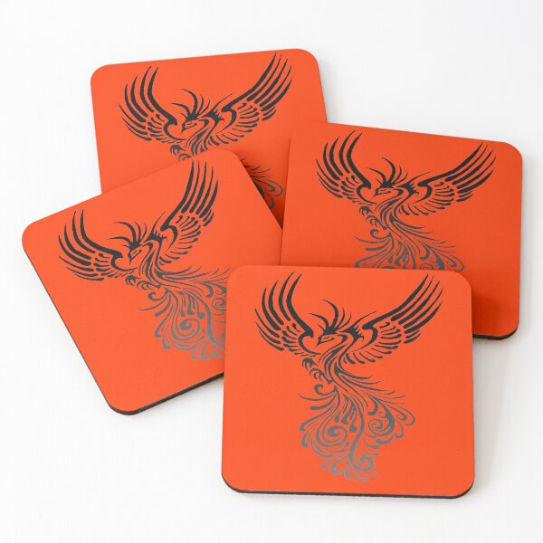 Item preview,  Artistic Phoenix Black Grey Color Blend designed and sold by taiche.