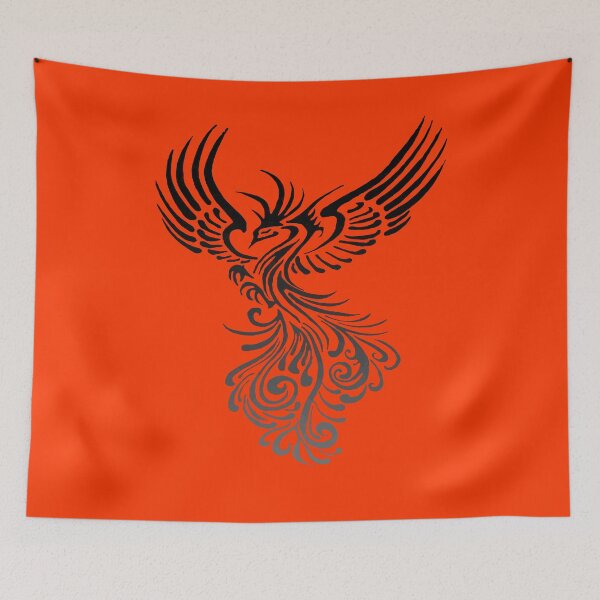 Item preview,  Artistic Phoenix Black Grey Color Blend designed and sold by taiche.