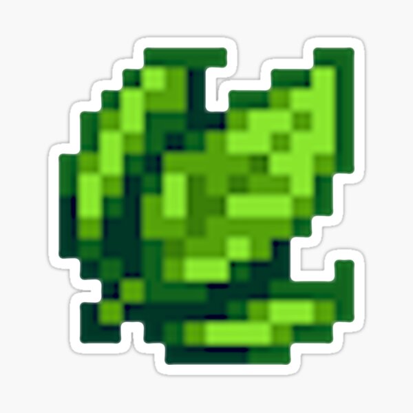 "Stardew Valley Pixel Tea Leaves" Sticker by edevyor Redbubble