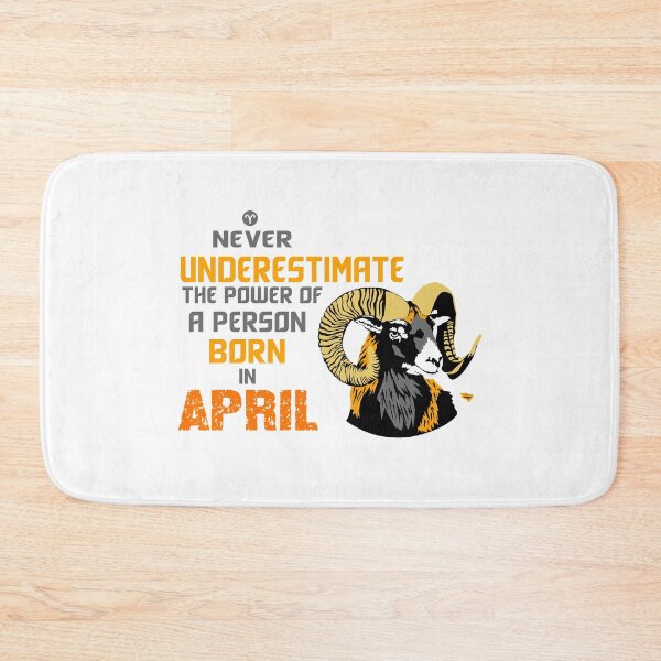 Item preview, aries Never Underestimate a person born in april bull shirt designed and sold by gideonm.