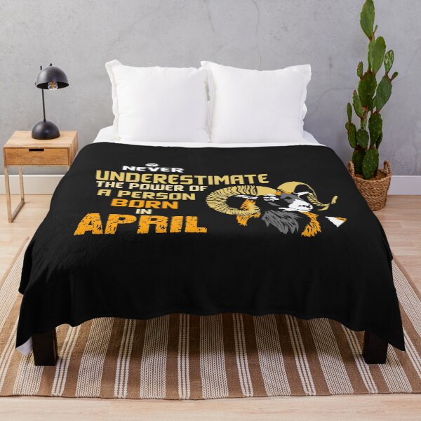 Item preview, aries Never Underestimate a person born in april bull shirt designed and sold by gideonm.
