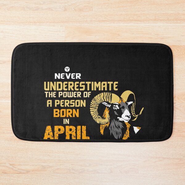 Item preview, aries Never Underestimate a person born in april bull shirt designed and sold by gideonm.