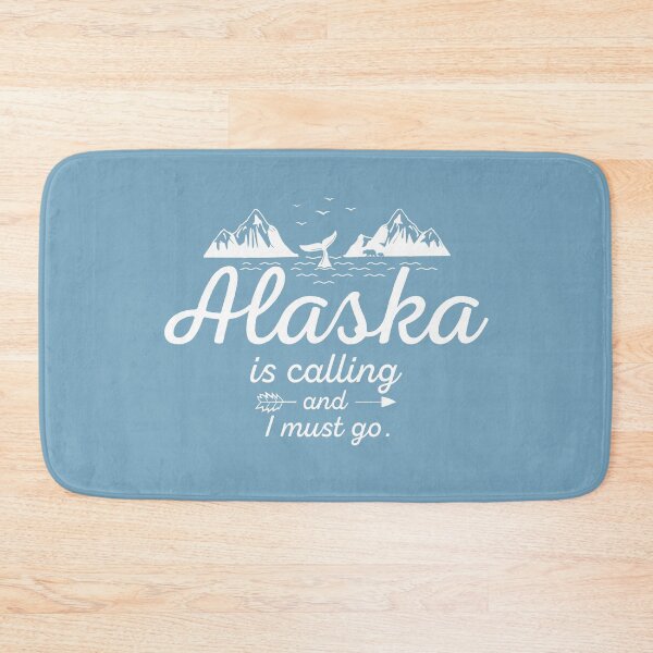Item preview, Alaska is calling and I must go funny adventurer traveling gifts mountains lover arrow  designed and sold by alenaz.