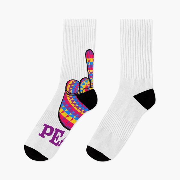 Item preview, colorful peace t-shirt design designed and sold by gideonm.