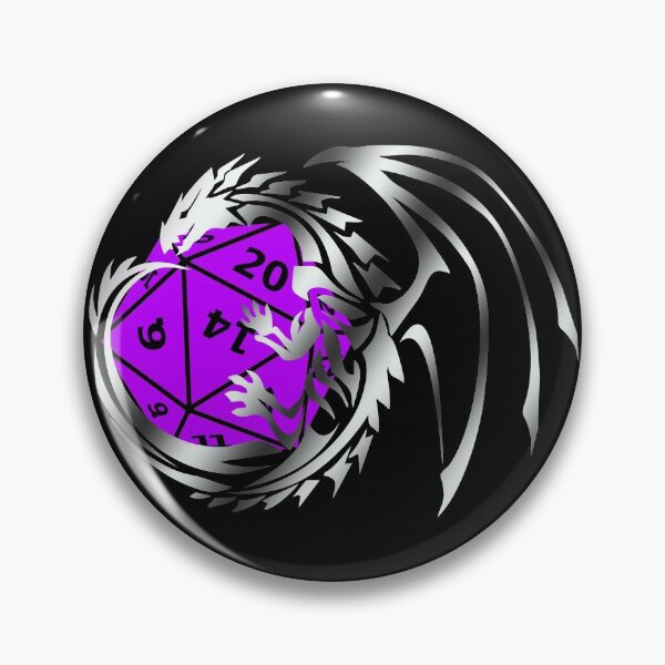 Artikelvorschau, Dragon's Horde Collection 1 - Dungeons and Dragons - Silver and Purple entworfen und verkauft von Dylan Nonya.