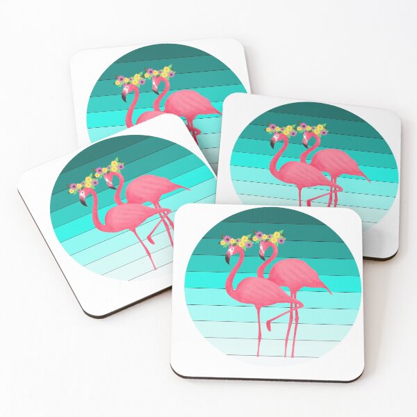Item preview, flamingo couple vintage designed and sold by Babmk.