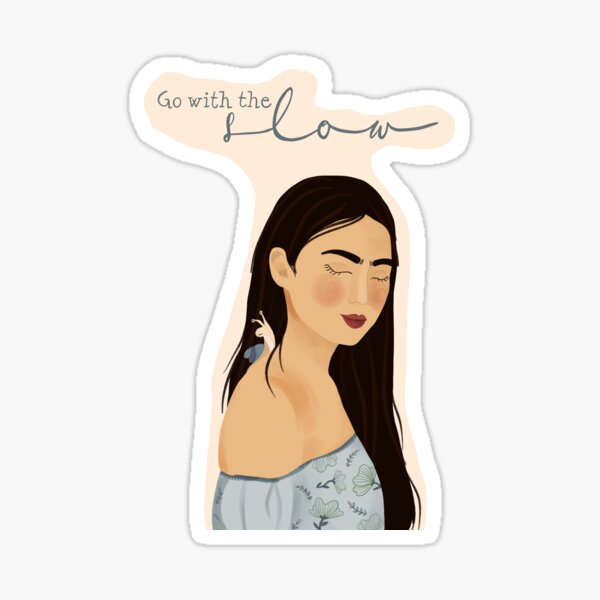 Go with the slow Sticker