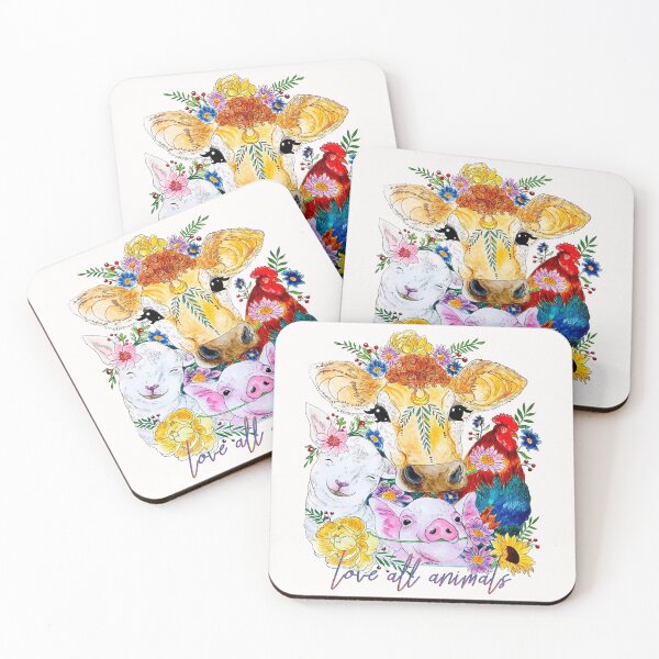 Item preview, amar a todos los animales designed and sold by CreatingHarmony.