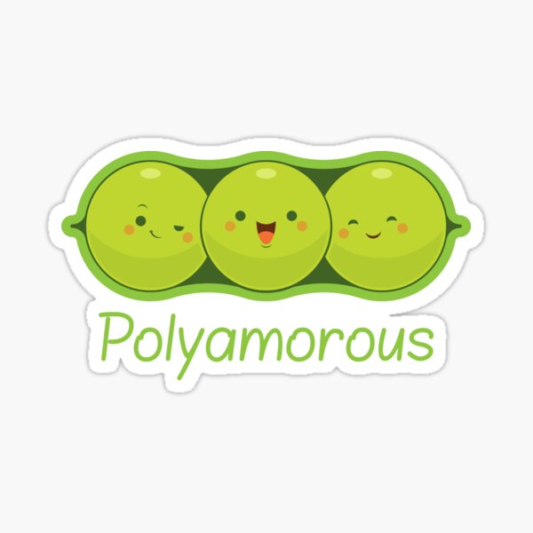 Poly Peas Sticker