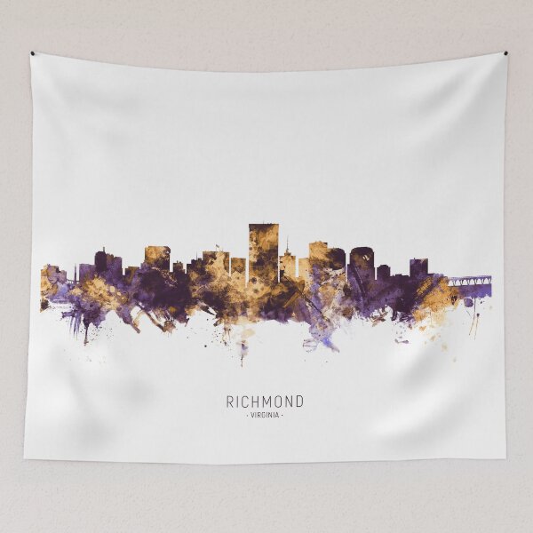 Item preview, Richmond Virginia Skyline designed and sold by ArtPrints.