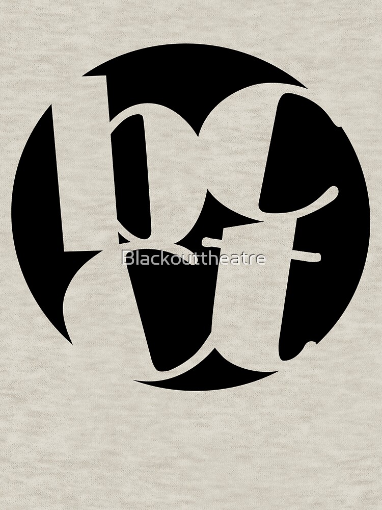 Throwback Blacktown Theatre Company Logo (Black Print) by Blackouttheatre