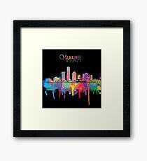 Milwaukee Skyline Framed Print