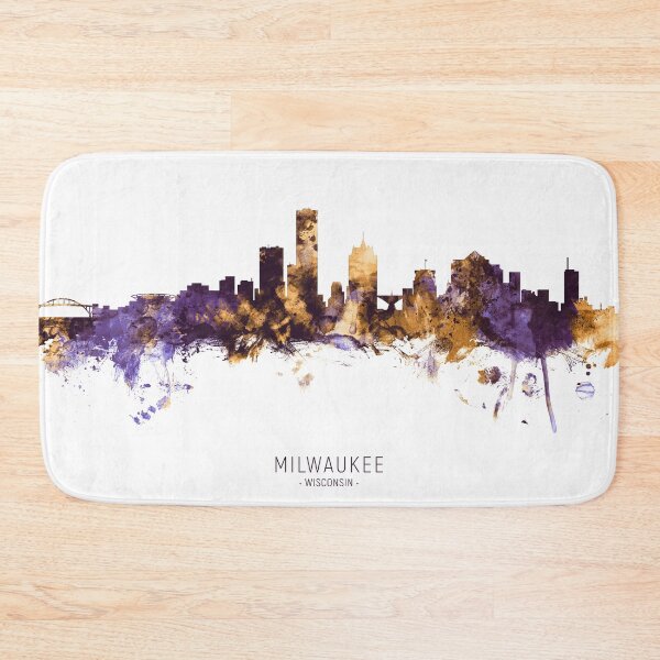 Artikelvorschau, Milwaukee Wisconsin Skyline entworfen und verkauft von ArtPrints.