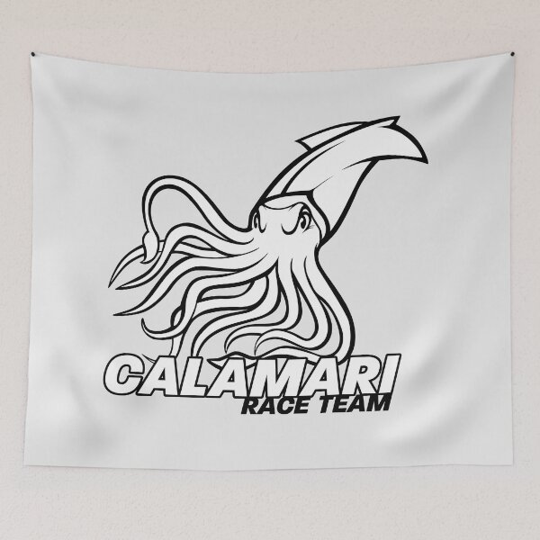 Item preview, Calamari Race Team logo square designed and sold by CalamariRT.