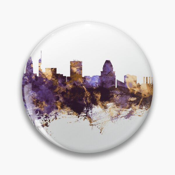 Item preview, Baltimore Maryland Skyline designed and sold by ArtPrints.