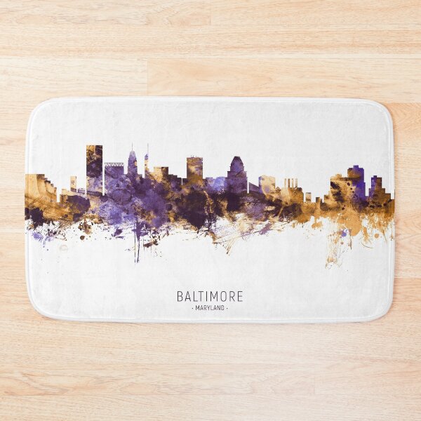 Item preview, Baltimore Maryland Skyline designed and sold by ArtPrints.