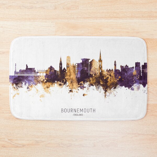 Item preview, Bournemouth England Skyline designed and sold by ArtPrints.